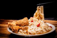 [包裝外觀]阿忠拌麵,麵線,麵條,去背攝影